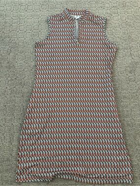 Daily Sports Sleeveless Geo-Print Dress